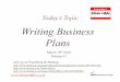 How to write business plan