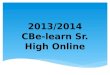 CBe-learn Sr. High Update 2013