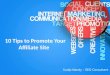 10 tips to promote your affiliate site