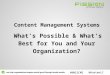 Netroots nation  content management systems- what’s possible & best for your org-