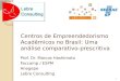 Centros de empreendedorismo acadêmicos no brasil