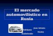 El mercado automovilístico en Rusia Juan Antonio Rodríguez Juan Antonio Rodríguez Dmitry Anishchenko Dmitry Anishchenko Grupo 1 Grupo 1