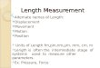 Length measurement