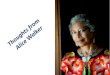 Alice Walker - Reflections on Life