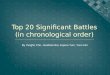 Top 20 significant battles