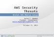 Cloud security : Boston AWS user group