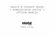 Search & Content mreže i kombinovanje online i offline medija