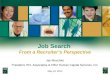 Job search from a recruiters perspective by jay meschke hcs 05 15-13