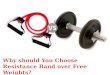 Why should you choose resistance band over free weights?