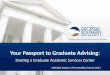 Your Passport to Graduate Advising