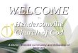 Dec 13 2009 Announcements Hendersonville Church of God
