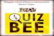 Rizal quiz bee easy