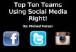 Top 10 Teams Using Social Media Right!
