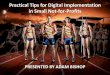 Practical tips for digital implementation in small not-for-profits - Adam Bishop