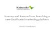 Journey and lessons from launching a new SaaS based marketing platform