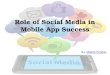 How Social Media Helps in Mobile App Success?