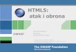 HTML5: Atak i obrona