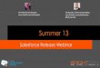 BrightGen's Summer 13 Salesforce Release Webinar