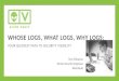 SpiceWorks Webinar: Whose logs, what logs, why logs