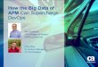 How the Big Data of APM can Supercharge DevOps