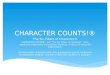 Character counts
