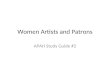 Apah study guide women artists