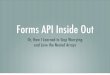Form API Intro