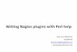 Writing nagios plugins in perl