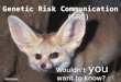 Genetic Risk Communication