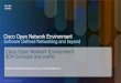 Cisco Open Network Environment: Software Defined Networking and beyond