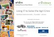Using IT to Solve Agri Crisis : eFarmDirect experience