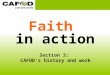 History Of Cafod