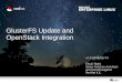 GlusterFS Update and OpenStack Integration