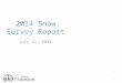 Sp5 2014 snow survey report council presentation 1.13.14