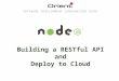 Nodejs - Building a RESTful API