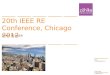 20th ieee re conference, chicago 2012