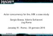 Actor concurrency for the JVM: a case study