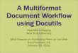 A Multiformat Document Workflow With Docutils