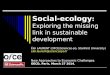 2014.03.27 - NAEC Seminars - Social-Ecology
