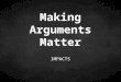 Argument  _impact