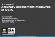 OBIA accuracy survey