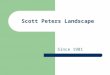 Scott Peters Landscape Powerpoint