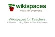 Wikispaces Teachers