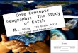 The study of earth notes