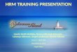 Week 5  - hrm training baderman  island resort -- team c