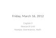 Friday, march 17, 2012