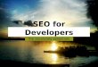 SEO for Developers - Webdistortion
