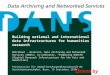 P. Doorn (DANS Netherlands) - Building Data Infrastructures for Humanities