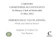 Inheritance Tax presentation May 2012