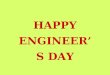 Engineers Day, M. Visvesvarayya Birth Day